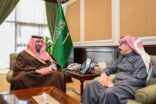نائب أمير منطقة تبوك يستقبل الرئيس التنفيذي لشركة نيوم  تبوك
