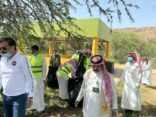 مبادرة الحفاظ على البيئة في احد رفيدة