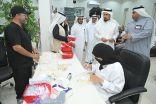 عبدالمحسن الجبر يدشن حملة التبرع بالدم 6 بمركز بر النجاح