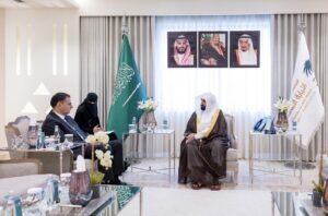 النائب العام يستقبل سفير جورجيا لدى المملكة و يبحثان آفاق التعاون النيابي