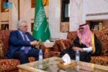 رئيس هيئة الإذاعة والتلفزيون يستقبل سفير دولة فلسطين لدى المملكة