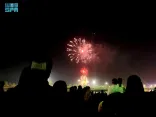 الألعاب النارية تضيء الجبيل احتفاءً باستضافة المملكة لكأس العالم 2034