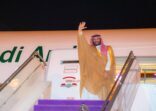 سمو ولي العهد يغادر المدينة المنورة وفي مقدمة مودعيه سمو أمير منطقة المدينة المنورة وسمو نائبه