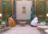 سمو ولي العهد يستقبل زعيم تيار الحكمة في جمهورية العراق