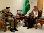 محافظ الجبيل يستقبل مدير مرور المحافظة المكلف