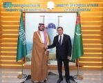 نائب رئيس مجلس الوزراء وزير خارجية تركمانستان يستقبل الأمير تركي بن محمد بن فهد