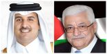 أمير قطر يتلقى اتصالًا هاتفيًا من الرئيس الفلسطيني