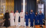 بالصور.. ولي العهد يستقبل رواد الفضاء السعوديين قبل انطلاق رحلتهم إلى الفضاء